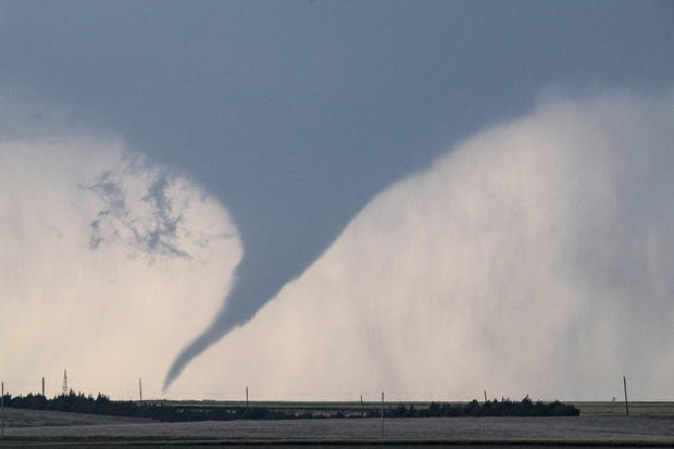Tornadoes Touch Down Around Dodge City, Kansas Area 