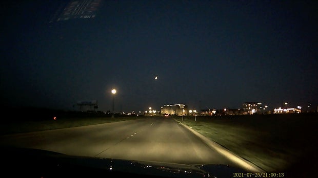 Possible meteor over North Texas 