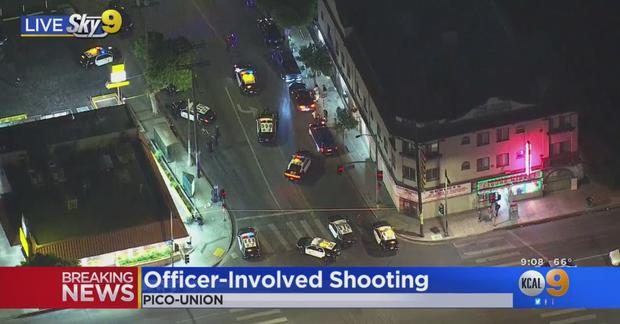 Knife-Wielding Man Shot, Wounded By LAPD Officers In Pico Union 