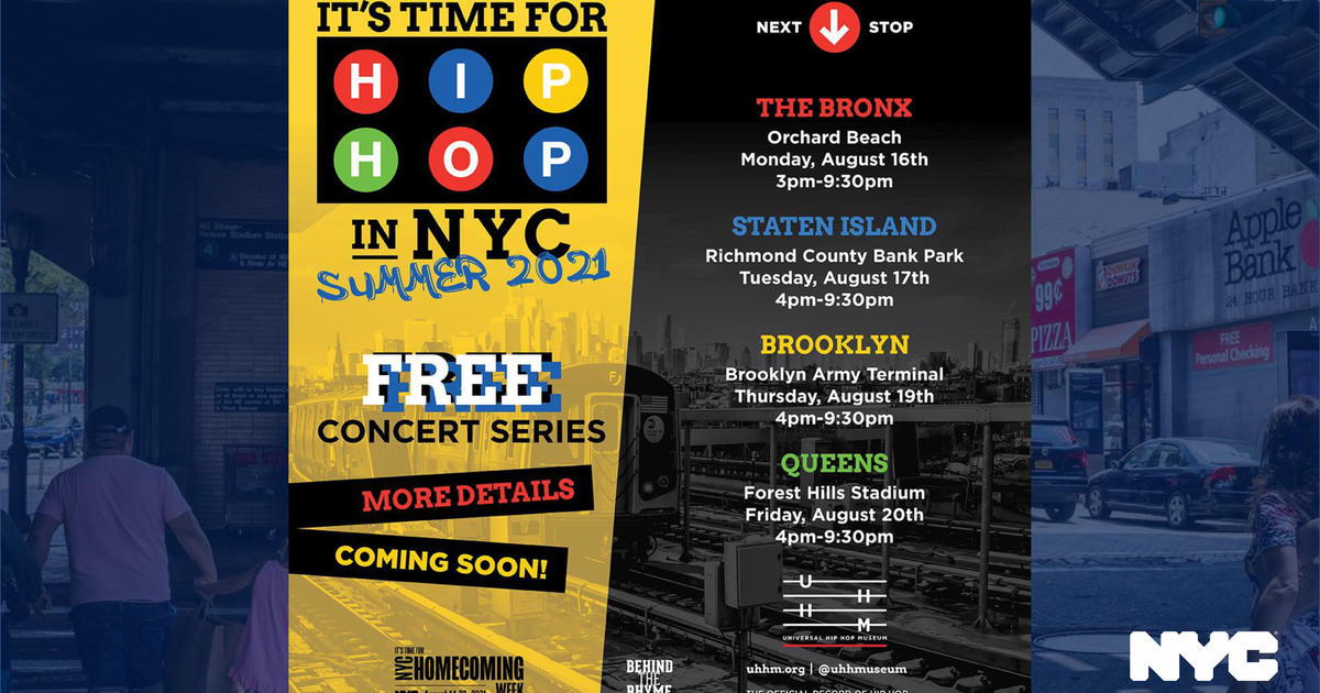 Hip Hop Legends Will Headline Concerts In The Bronx, Staten Island