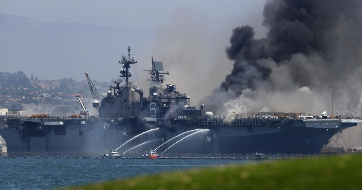 Navy punishes more than two dozen officers and sailors for USS Bonhomme Richard fire