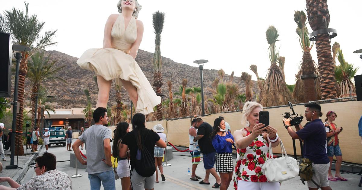 The Marilyn Monroe Statue in Palm Springs - Palm Springs