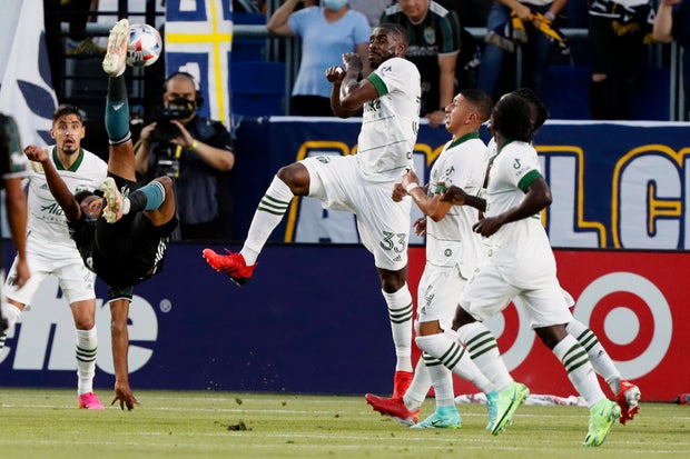 MLS Timbers Galaxy Soccer