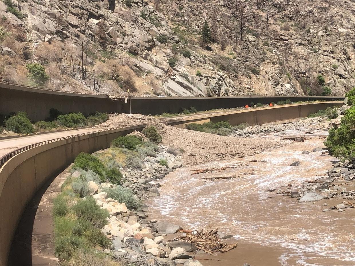 CDOT Hauls 135 Truck Loads Of Debris From Glenwood Canyon Mudslide