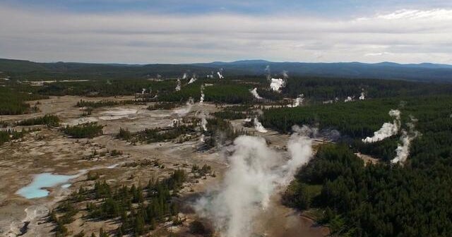 Geyser eruptions could be a hidden danger in Yellowstone Park CBS News