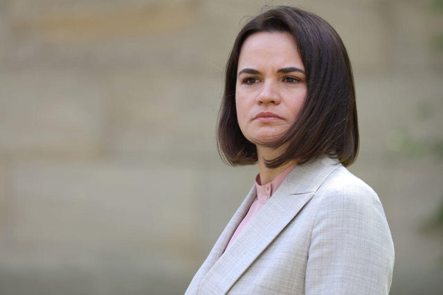 Svetlana Tikhanovskaya Visits Berlin 