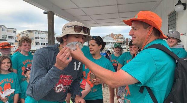 Boyle family crabbing trip 