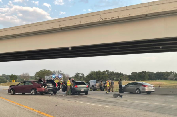 I-30 crash in Fort Worth 
