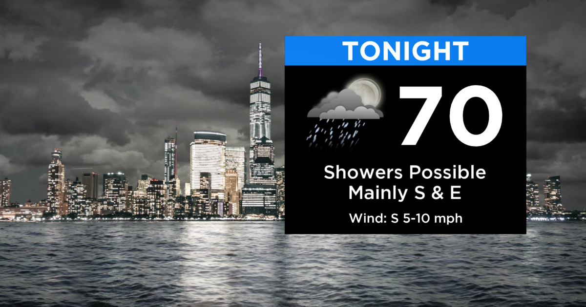 CBS2 Weather Headlines: Mild, Muggy Saturday Night; Rain Possible ...