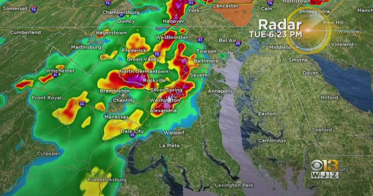 Maryland Weather: Severe Thunderstorm Warning Issued For Baltimore ...