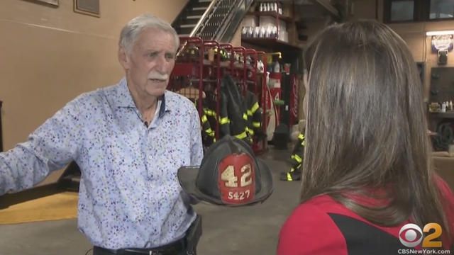 Retired FDNY Firefighter Says Old Helmet Brought Him Back To South Bronx  Fire House One Day Before 9/11 - CBS New York