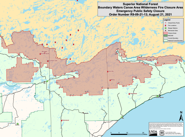 Boundary Waters Closure Area 