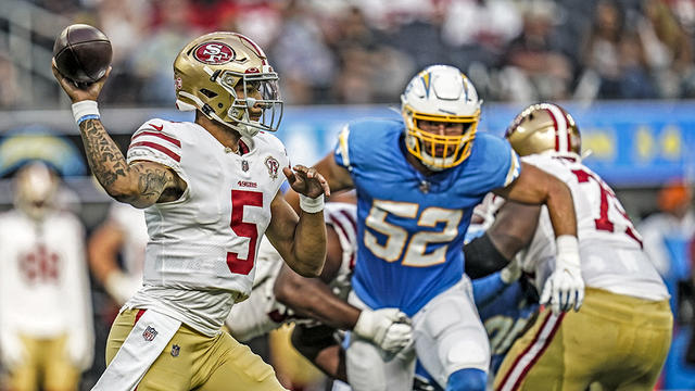 Trey Lance Throws 2 TD Passes as San Francisco 49ers Beat Los