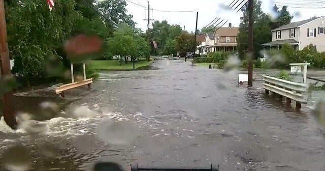 Tropical Storm Henri slams the Northeast - CBS News