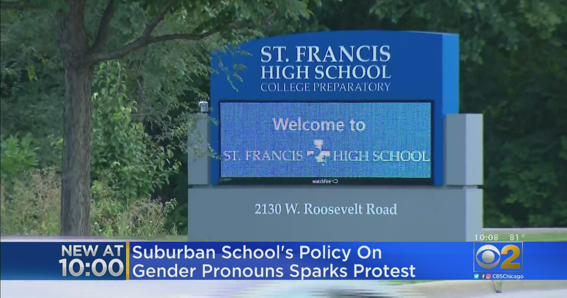 Protest Organizers Say St. Francis High School In Wheaton Refuses To ...