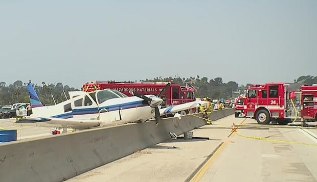 plane crash 5 freeway 