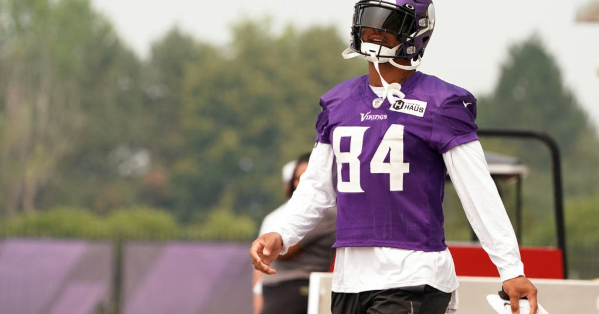 Minnesota Vikings tight end Zach Davidson (40) runs against the