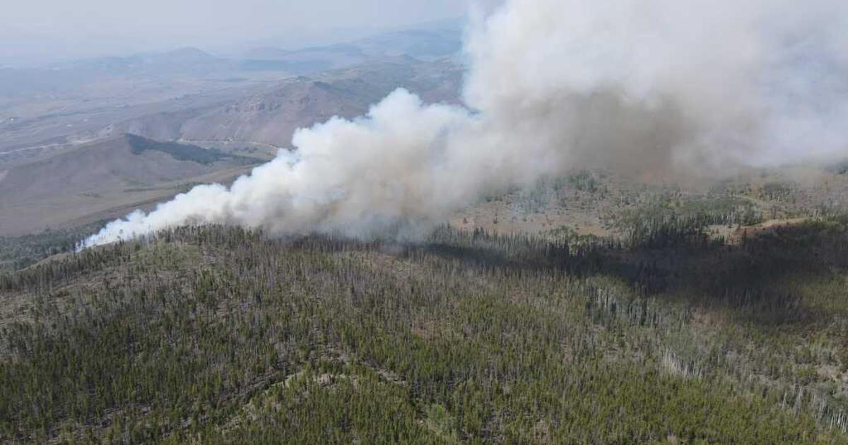 Lightning Strike Started Black Mountain Fire In Grand County - CBS Colorado