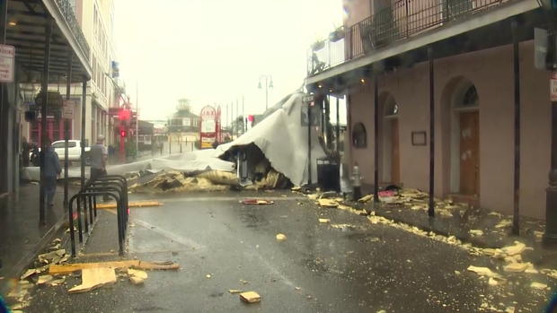 Hurricane Ida Damage in New Orleans 