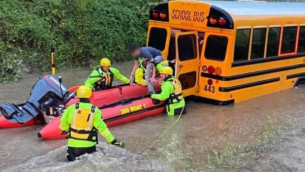 Seavey Road Bus Water Rescue 