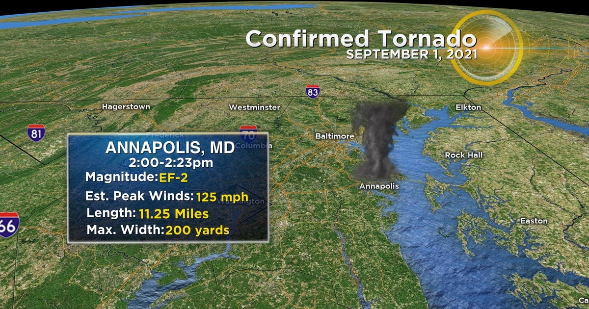 National Weather Service Confirms Two Tornadoes In Anne Arundel County