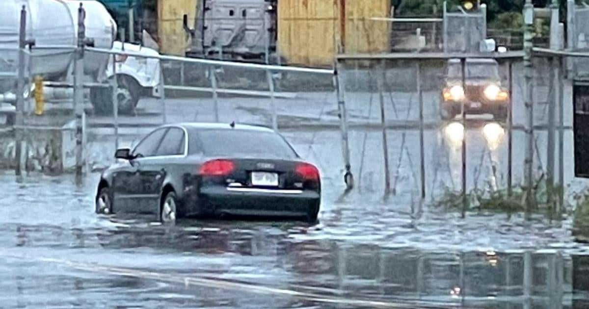 Some Worcester Streets Shut Down Due To Overnight Flooding - CBS Boston