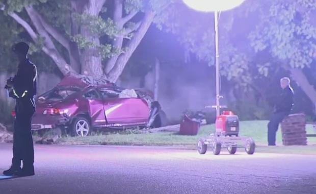 Driver Killed After Slamming Into Tree In Simi Valley 