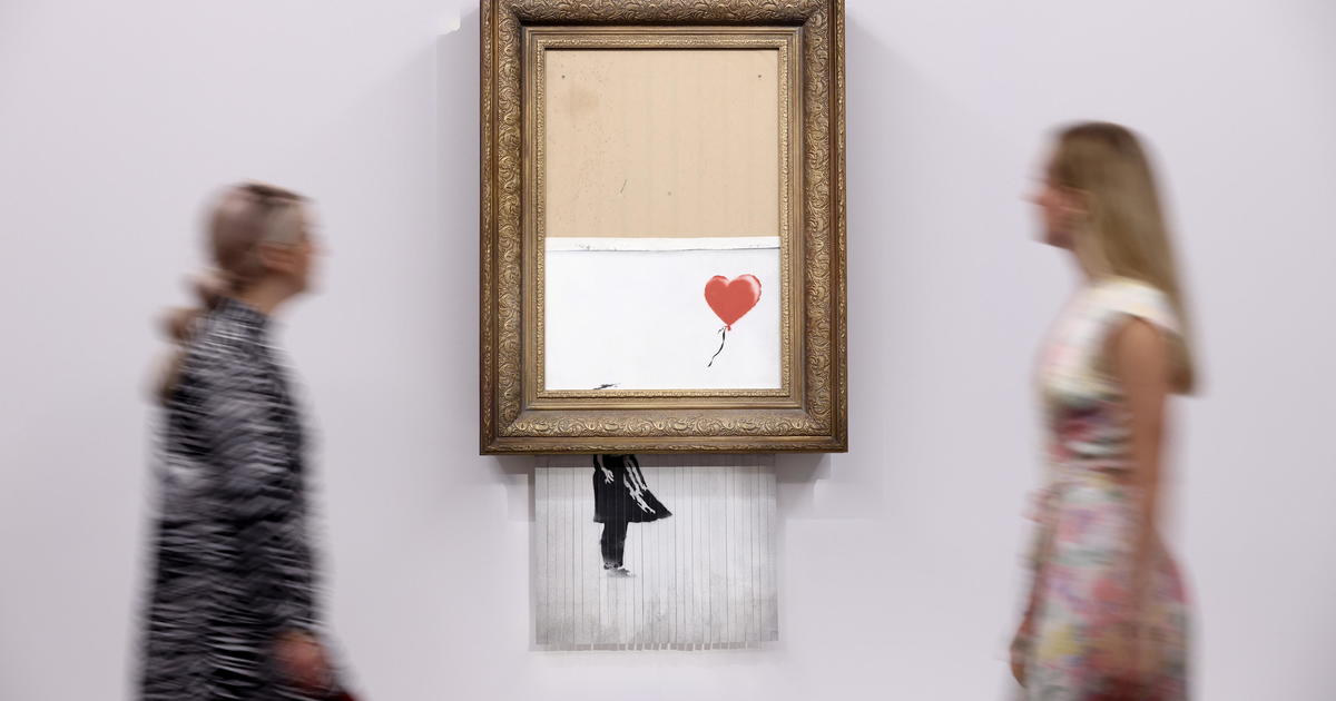 Banksy's half-shredded artwork is on sale again — and it may fetch millions more this time
