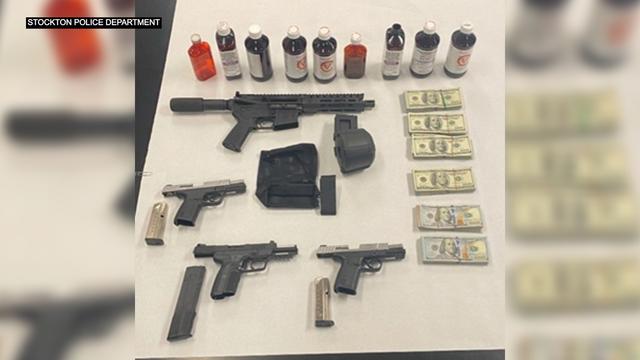 STOCKON-POLICE-CASH-GUNS-SEIZED.jpg 