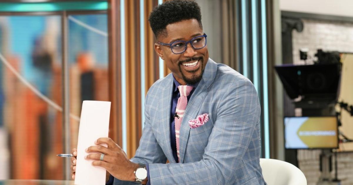 Nate Burleson On CoHosting 'CBS Mornings' 'The One Thing I Do Very Well Is Tell A Story' CBS