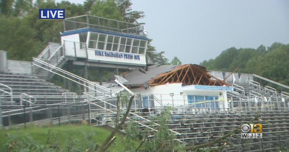 Tornado Damage At Edgewater High School Delays Return Of Students CBS
