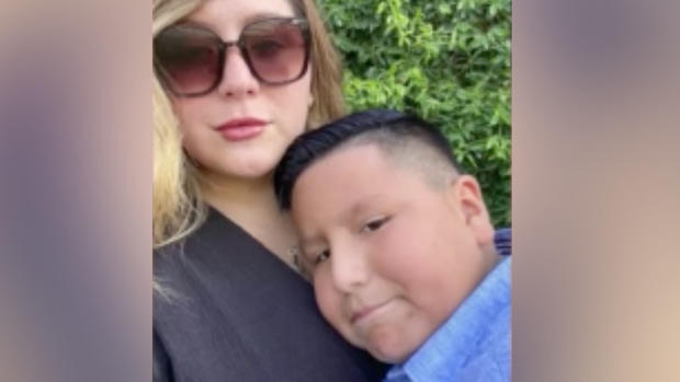 Karla Rico and her son 
