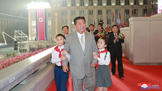 North Korea leader Kim Jong Un attends a paramilitary parade held to mark the founding anniversary of the republic at Kim Il Sung square in Pyongyang 