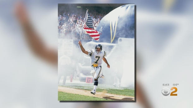 Doug Flutie American Flag 