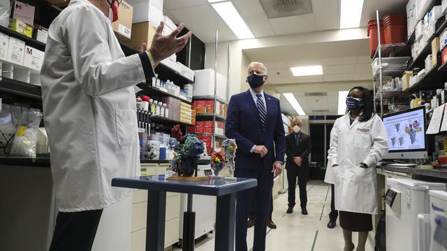 President Biden Visits The National Institutes Of Health 