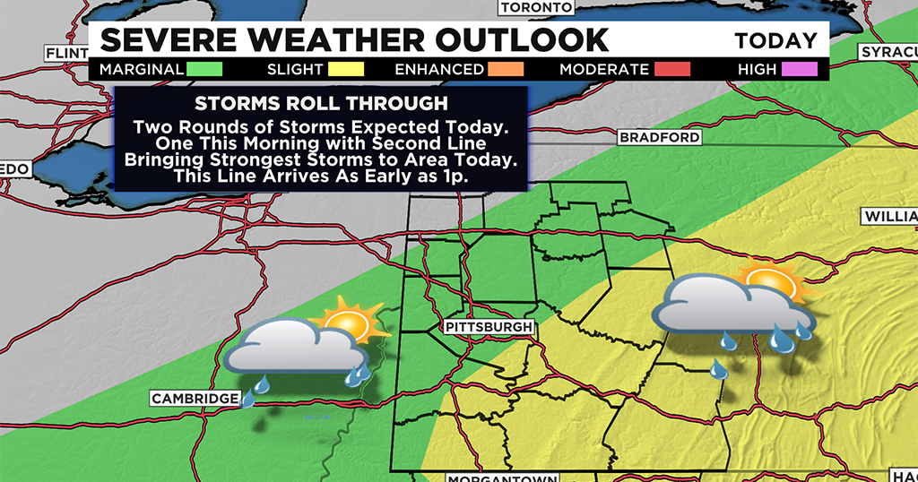 Pittsburgh Weather: Afternoon Storm Chances Possible On Wednesday - CBS ...