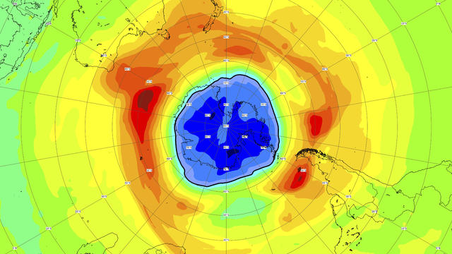 Antarctica Ozone Hole 