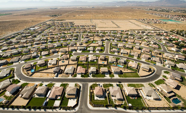 Planned Desert Community In lancaster California, USA 