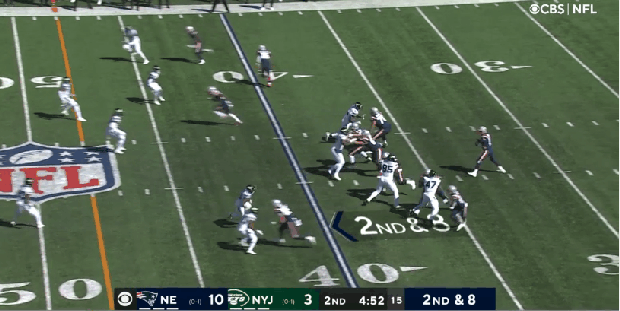 Quincy Williams hits James White. 