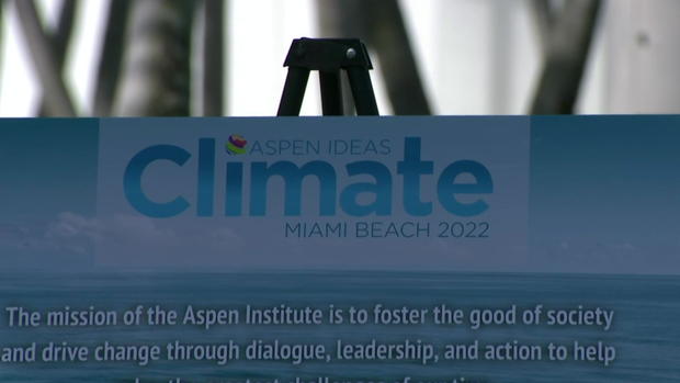 Miami Beach Aspen Institute Climate Change Conference News Conference 