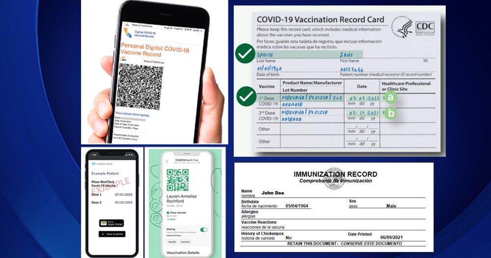Vaccine Card And Photo Id
