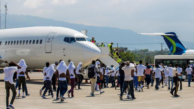 Haitian migrants flown out of Texas border city arrive in Port-au-Prince 