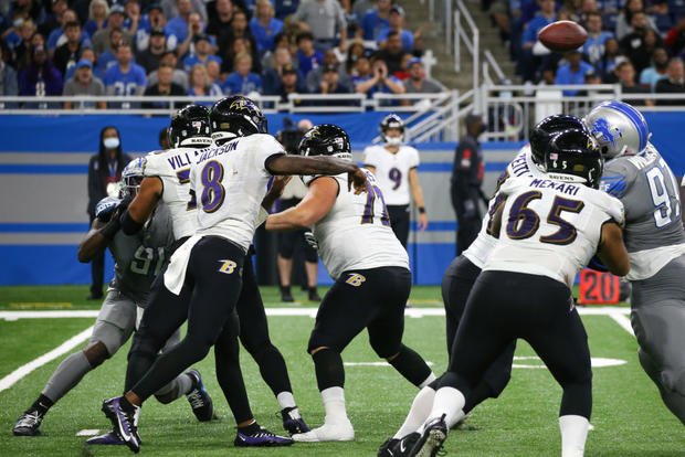 NFL: SEP 26 Ravens at Lions 