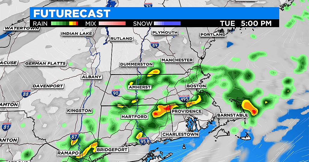 Severe Thunderstorms, Scattered Rain Showers Expected Through Tuesday ...