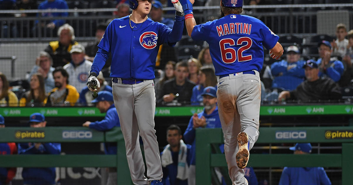 Rafael Ortega of the Chicago Cubs is unable to catch the double by News  Photo - Getty Images