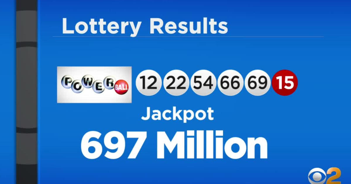 Winning Numbers Announced For Powerball $697 Million Jackpot, As Tri
