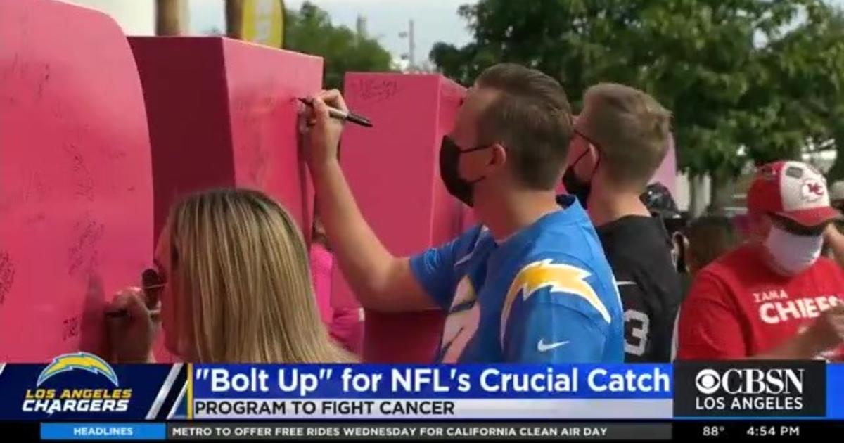 Becton supports NFL's 'A Crucial Catch' campaign with first pink out game –  The Cat's Eye View