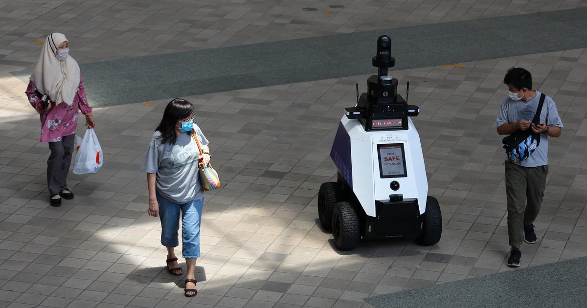 Singapore trials patrol robots to warn people of "undesirable" behavior