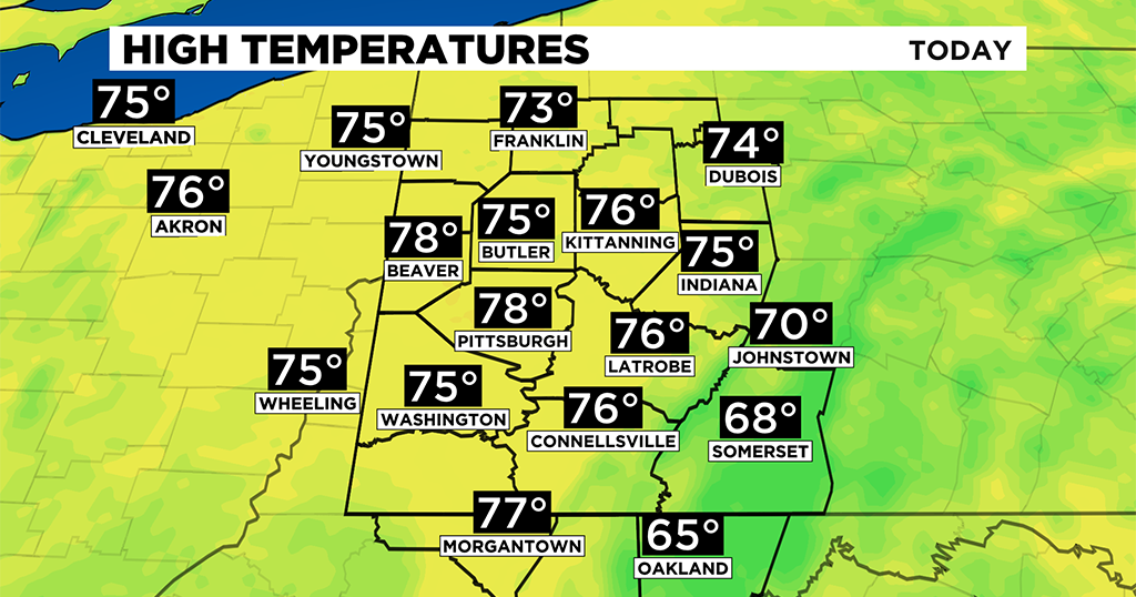Pittsburgh Weather: Overnight Rain Chances Begin The Weekend - CBS ...