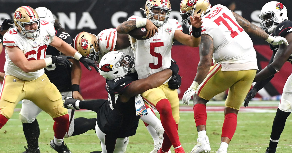 49ers Lose To Cardinals In Rookie QB Lance's First NFL Start - CBS